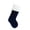 3#Navy, variant on Christmas Stocking,18.9x10" Xmas Stocking Hanging Ornaments, Farmhouse Rustic Neutral Velvet Stockings, Xmas Soft Fabric Stockings, Velvet Stocking Sack, Holiday Tree Decor