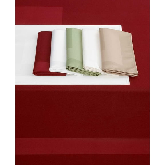 Bardwil Set of 4 Hampton Napkins, Bright White