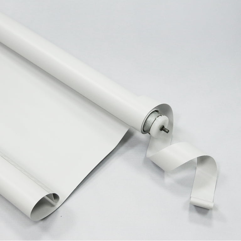 Cordless Light Filtering Tear-to-Fit Roller Shade 37.25" x 72" White photo 4