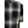 thumbnail image 4 of G-Style USA Western Casual Plaid Long Sleeve Button Up Shirt SS30 - BLACK - X-Large, 4 of 4