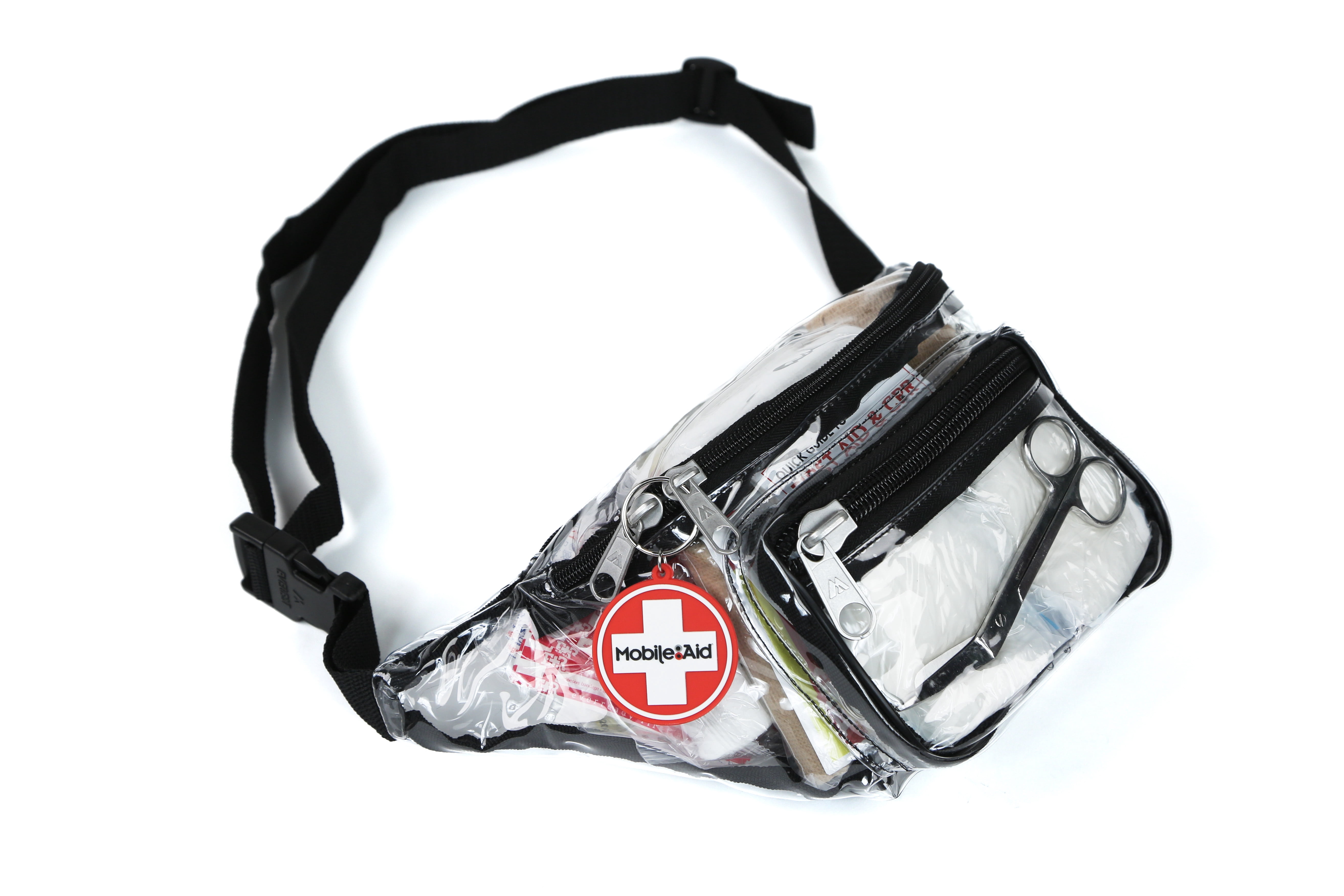 MobileAid® Clear-View™ Belt Bag Trauma First Aid Kit