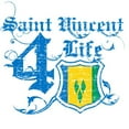 thumbnail image 2 of CafePress - Saint Vincent For Life Designs -  Round Wood Ornament 4", 2 of 2