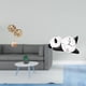 thumbnail image 2 of Escultura De Hoja De Metal Abstracta Nórdica, Adorno Con Forma De Panda, Reloj De Pared, Moderno, Bonito, Práctico Y Resistente, Decoración Para Mesa, Fiesta, Sala De Estar., 2 of 8