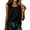 Black #026, variant on Oversized Linen Tank Tops for Women 2026 Summer Casual Comfy Sleeveless Linen Shirts Loose Lightweight Gauze Blouses, 2XL