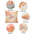 thumbnail image 5 of Fall Throw Pillow Covers&nbsp;12x20 Inch Set of 2 Hello Autumn Decorative Pillow Covers Watercolor Ombre Leaves Plant Bush Cushion Cover Pillowcase for Sofa Couch Bed Home Decor, 5 of 9