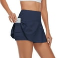 thumbnail image 7 of Flowy Tennis Skirts for Women High Waisted Running Active Golf Skorts with Pocket Shorts Sport Athletic Skater for Workout, 7 of 7