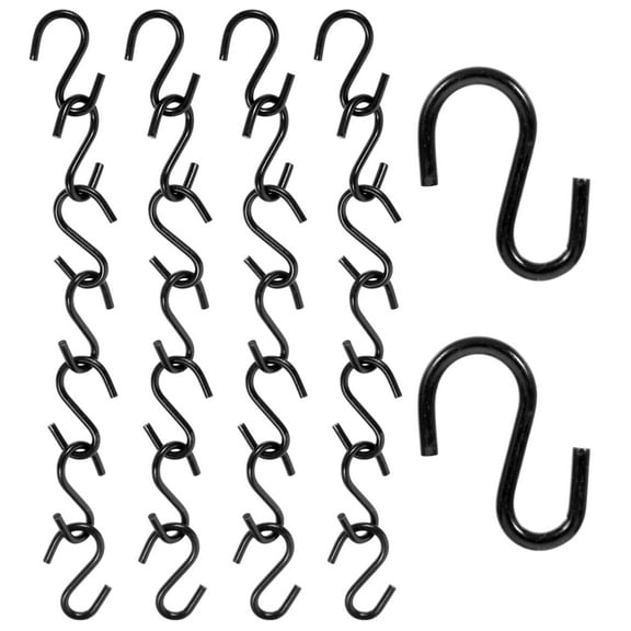 100 Pcs S Hook Iron Hanging Towel S Rack Versatile Hooks S-shape Hook Hat S Hooks Metal Punch Hook