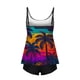thumbnail image 5 of Camisetas para Mujeres Trajes de Baño de Dos Piezas Impresión Floral con Pantalones Cortos, Trajes de Baño Modestos para la Piscina Y la Playa, 5 of 5