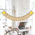 thumbnail image 2 of 1 Set Hawaiian Party Decorative LEMONADE Swallowtail Banners (Assorted Color), 2 of 4