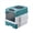 Blue, variant on Cat Litter Box, Enclosed Removable Litter Boxs for Big Cats, Front Entry Top Exit Kitty Box Odor Control (Black)