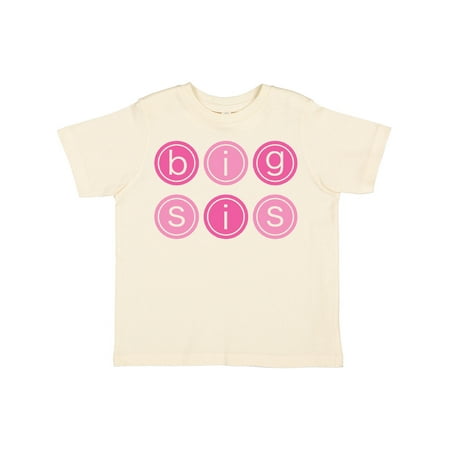 

Inktastic Big Sis Circles Girls Toddler T-Shirt