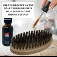 thumbnail image 4 of G.B.S Beard Oil, Beard Growth Oil, Beard Brush and Pocket Sized Beard Styling Comb, 4 of 6