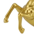 thumbnail image 3 of NFTIGB Gold Horse Statue Synthesized Resin Unique Leaping Art Figurine For Wine Cabinet Office Desk Decor Elegant Animal Sculpture 12.6 Inches / 32 cm Modern Home Decorative Object Gift, 3 of 9