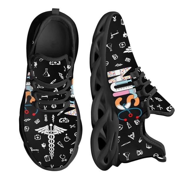 Zapatos de enfermera modernos, diseño de enfermería, zapatos planos para mujer, moda informal, zapatillas de malla de primavera, calzado cómodo para mujer