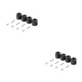 thumbnail image 3 of Tholdsy 4 piezas RC Wheel Spacer 1:10 Kit Metal Simple reemplazo modificación accesorios Hub reemplazo para SCX10 negro Negro 2piezas Tholdsy CBP197988, 3 of 5