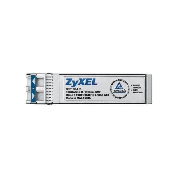 ZYXEL SFP10GLR - 10 Gigabit SFP  Transceiver Module | Single-Mode | Duplex LC | 1310nm Wavelength - For Data Networking, Optical Network - 1 x LC 10GBase-LR Network - Optical Fiber - Single-mode - ...