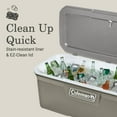 thumbnail image 6 of Coleman 316 Series 150QT Hard Chest Cooler, Silver Ash, 6 of 6