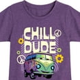 thumbnail image 3 of Disney Cars - Filmore Says Chill Dude - Toddler & Youth Girls Short Sleeve Graphic T-Shirt, 3 of 5