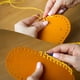 thumbnail image 5 of Oval Bolso Inferior Moldeador Almohadilla , 2uds 22x10cm PU Cuero Cartera Cojín Base para Bricolaje Tejer Ganchillo Bolsa Creación (Beige), 5 of 6