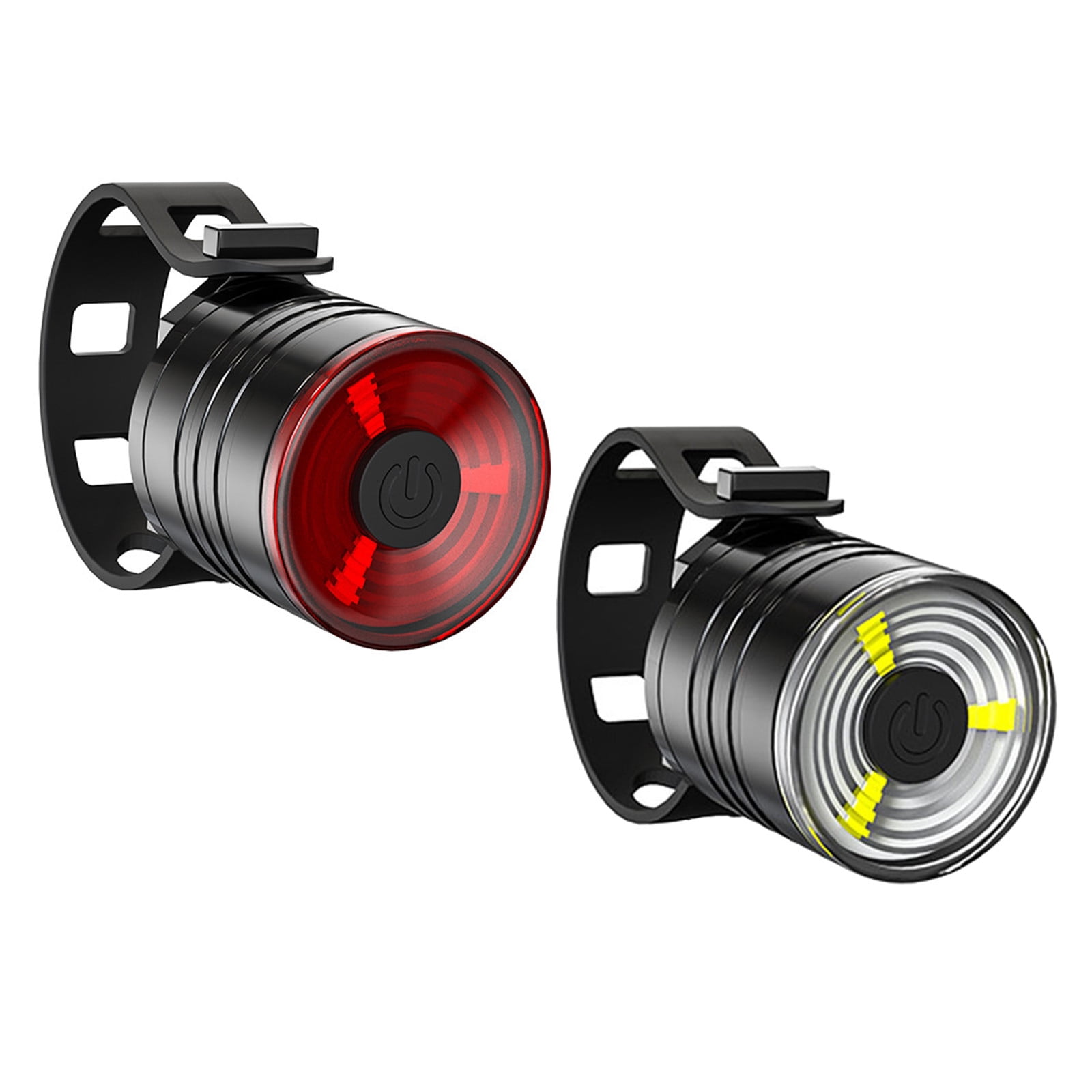 Hanas Bicycle Taillight Aluminum Alloy Helmet Light Night Riding Warnin