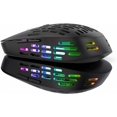 thumbnail image 1 of 2.4GHz 1600DPI 3 Position Adjustable 6 Button Cutout Bluetooth Wireless Mouse for Mac MacBook Pro iPad MacBook Air Laptop Chromebook Windows HP DELL PC (Black ), 1 of 3