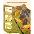 thumbnail image 5 of Outdoor Rocking Seesaw - Heavy-Duty 200 lbs Capacity Metal Teeter Totter, 5 of 11