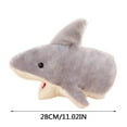 thumbnail image 3 of Gallickan Shark Hand Puppets, Kids Hand Puppet with Working Mouth, Toddler Animal Plush Toy, Stuffed Animals Hand Puppet Plush Animal Toys 13 Inches, 3 of 6