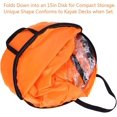 thumbnail image 3 of Kayak de vela plegable, vela de viento a favor, vela de viento, accesorios para kayak, remo de vela para botes inflables, kayaks, canoas, tabla de remo plegable naranja, tabla de remo inflable, 3 of 5