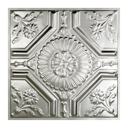 Great Lakes Tin 2ft x 2ft Rochester Clear Lay-In Ceiling Tile (5-Pack)