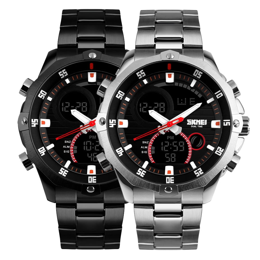 digital dual time watch