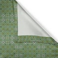 thumbnail image 6 of Ambesonne Abstract Valance & Curtain, Flowery Ethnic Star Design, 55"x45", Olive Green, 6 of 7