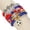 F, variant on Bracelet Set Beaded Design With Letter And Flag Pendant,Sport Themed Hand Jewelry Trendy Ornament For Football Match And Fan Gathering