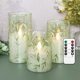 thumbnail image 1 of Velas LED Sin Llama Club de Cristal 3 Columnas de Vidrio con Control Remoto, 1 of 7