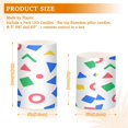 thumbnail image 6 of Yayeee Flameless Candles with Remote Flickering Battery Operated Multi Color Changing, Blue Retro Triangles, 6 of 7
