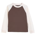 thumbnail image 5 of Gubotare Baby Long Sleeve Shirts for Girls Girls Casual Long Sleeve Print T Shirts Children Spring Fall Tops 3T 4T (Coffee,3-4 Years), 5 of 5