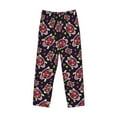 thumbnail image 4 of Goofa Ladybug Printed Soft Pajama Pants for Men, Wide Leg Comfy Casual Lounge Yoga Pants-, 4 of 9