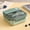 🔥 Green_Hot, variant on ZYXWVU Japanese Bento Lunch Box Microwave Safe Meal Prep Container with Compartments Portable Lunchbox for Office Adults Students and Travel Food Storage