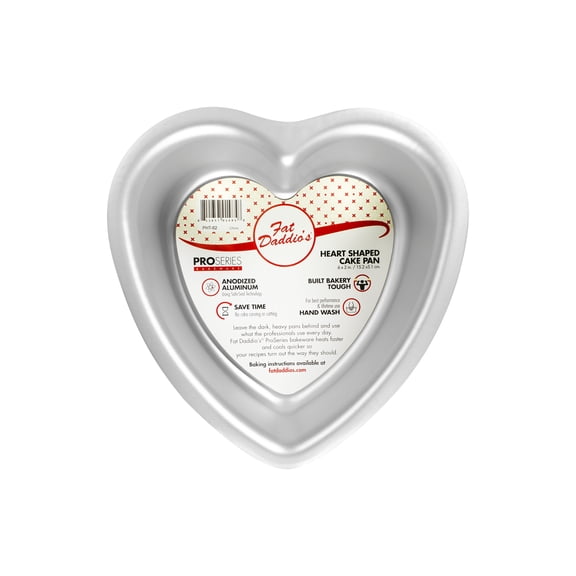 Fat Daddio's® ProSeries 6" x 2" Heart Cake Pan