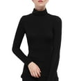 thumbnail image 3 of Turtleneck Women Turtle Neck Long Sleeve Shirts For Women Basic Lightweight Based Layer Thermal Underwear Tops Shirts Girls Thermal Tops Long Sleeve Womens Long Tops Mens Thermal Underwear Shirt, 3 of 4