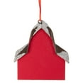 thumbnail image 4 of Northlight 3.5" Red Barn with Snowy Roof Christmas Ornament, 4 of 4