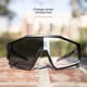 thumbnail image 2 of Gafas de montar fotocromáticas para deportes al aire libre, gafas de protección ocular para bicicleta de montaña y carretera para hombres y mujeres, 2 of 5