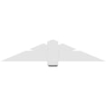 thumbnail image 4 of 60"W x 12 1/2"H x 2"D x 6"F, 5/12 Pitch, Kennewick Architectural Grade PVC Gable Bracket, 4 of 8