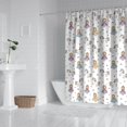 thumbnail image 2 of Princess Unicorn Star Pattern Shower Curtain 72"x84" ,Bathroom Decorative Shower Curtains Set with 12 Hooks,Modern Waterproof Washable Shower Curtain, 2 of 6