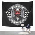 thumbnail image 2 of REFRED Motorcycle The Devil Biker in Style Design is Easy to Remove Demon Bike Car Club Wall Art Hanging Tapestry Home Decor for Living Room Bedroom Dorm 51x60 inch, 2 of 2
