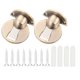 thumbnail image 1 of Juego de 2 topes magnéticos para puerta de acero inoxidable, soporte para tope de puerta, accesorios para tope de puerta, latón antiguo, 1 of 14