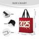 thumbnail image 3 of Disketp Happy New 2025 Year Bolsa Tote de Lona para Mujer, Bolso de Hombro y Cruzado con Cierre de Cremallera, 3 of 7