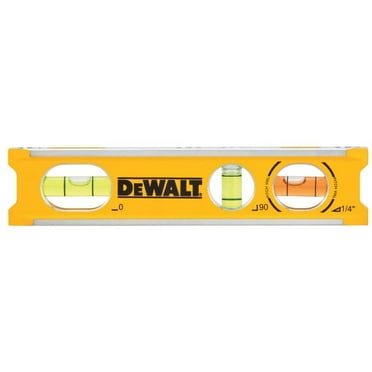 Dewalt DWHT42525 - Heavy Duty Magnetic Billet Torpedo Level 6.5-Inch - Yellow