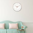 thumbnail image 4 of 12 Inch Modern Quartz Silent Wall Clock with Arabic Numeral Wall Clocks without Checking Home Accessories Decoration (Rose Gold), 4 of 5