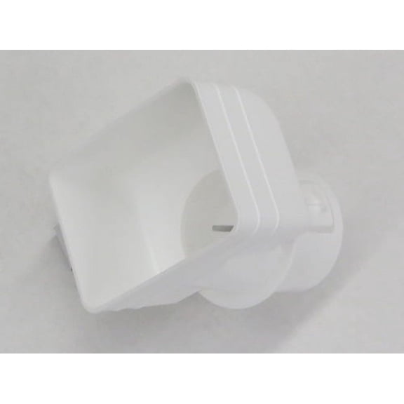 Plastic Universal Downspout to Drain Tile Adapter (3X4X3 CASE(3), WHITE)