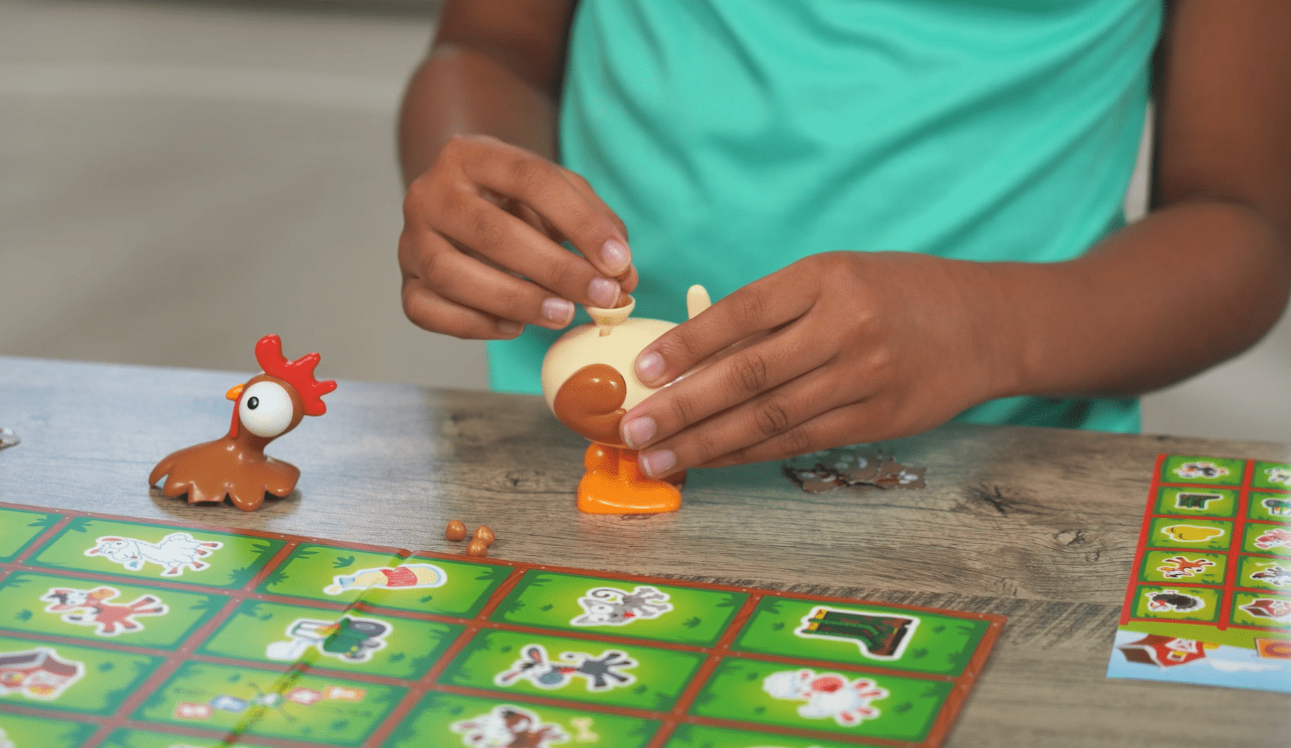 Goliath Chicken Poo Bingo Game - Wind-up Novelty Chicken Drops Poos on Bingo Game Board for Children Ages 4 and Up